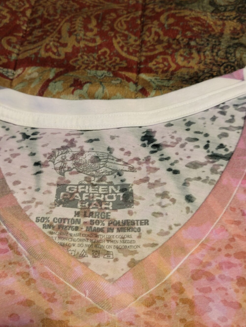 Green Parrot Bar, Womens XL Shirt, from Key West, FL. - Picture 3 of 6